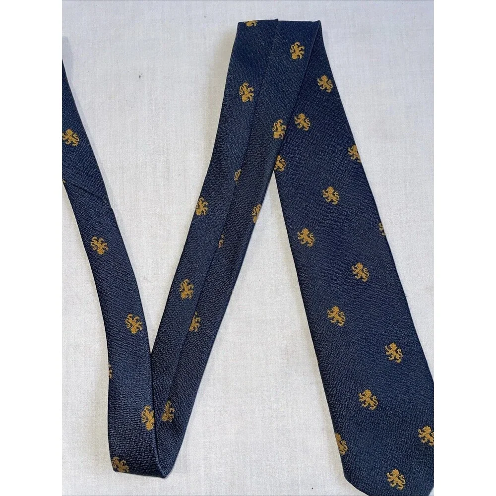 Lochcarron Men’s Dress Tie Size 52” Blue Polyester Business Formal